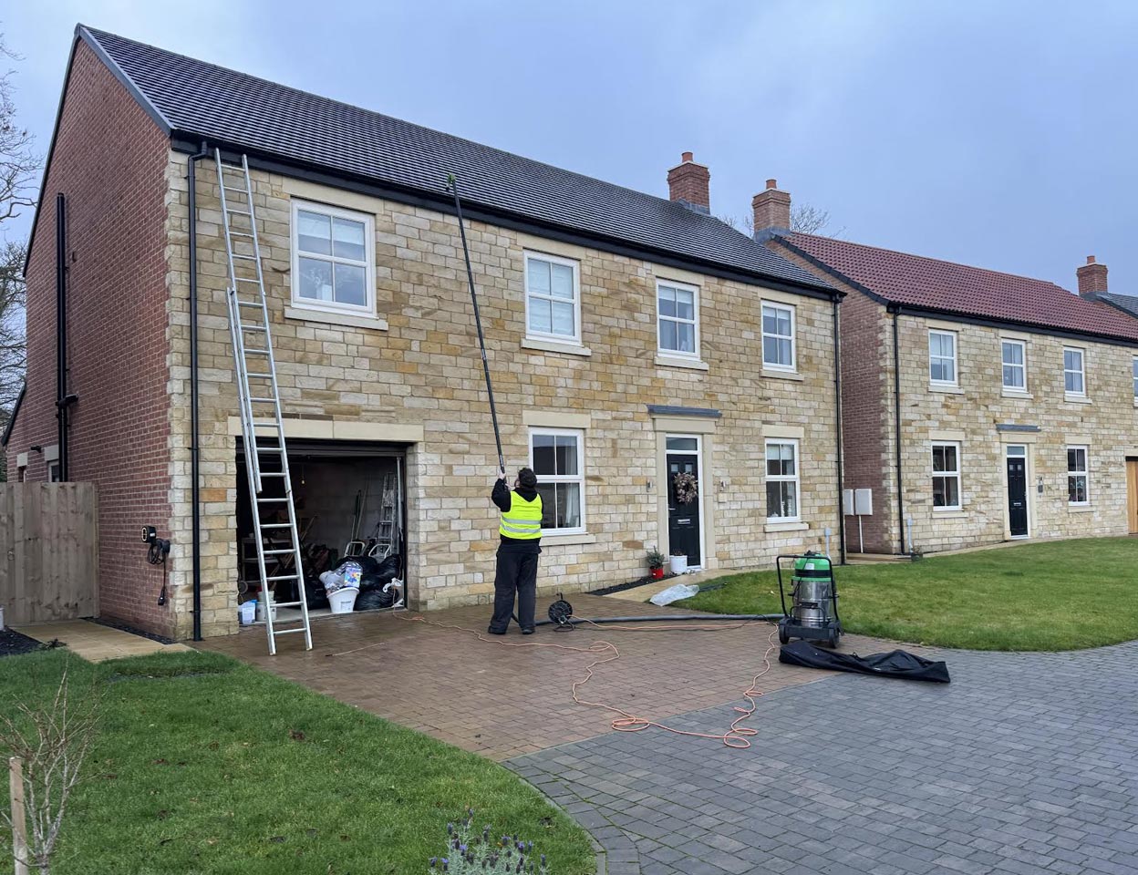 PropertyKleen roofline and exterior cleaning in Newcastle
