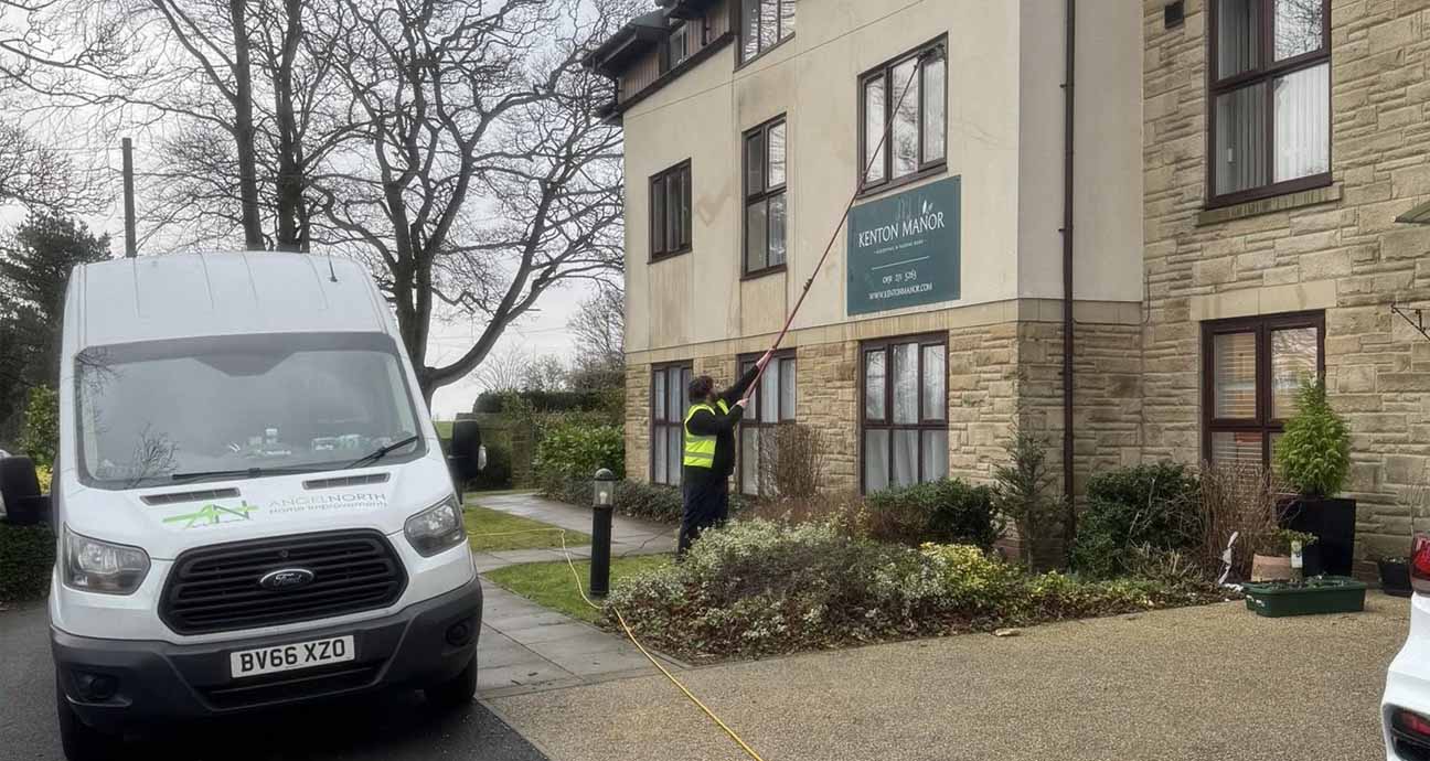 PropertyKleen commercial window cleaning in Newcastle
